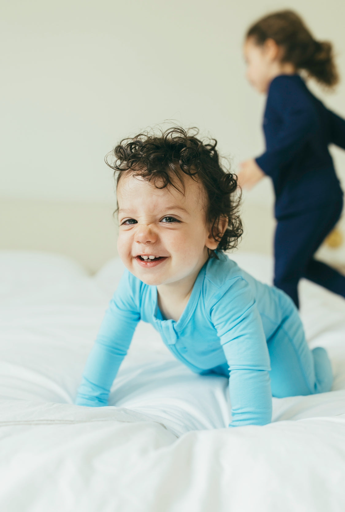 Electric Blue, Candy Pink + Navy Onesies