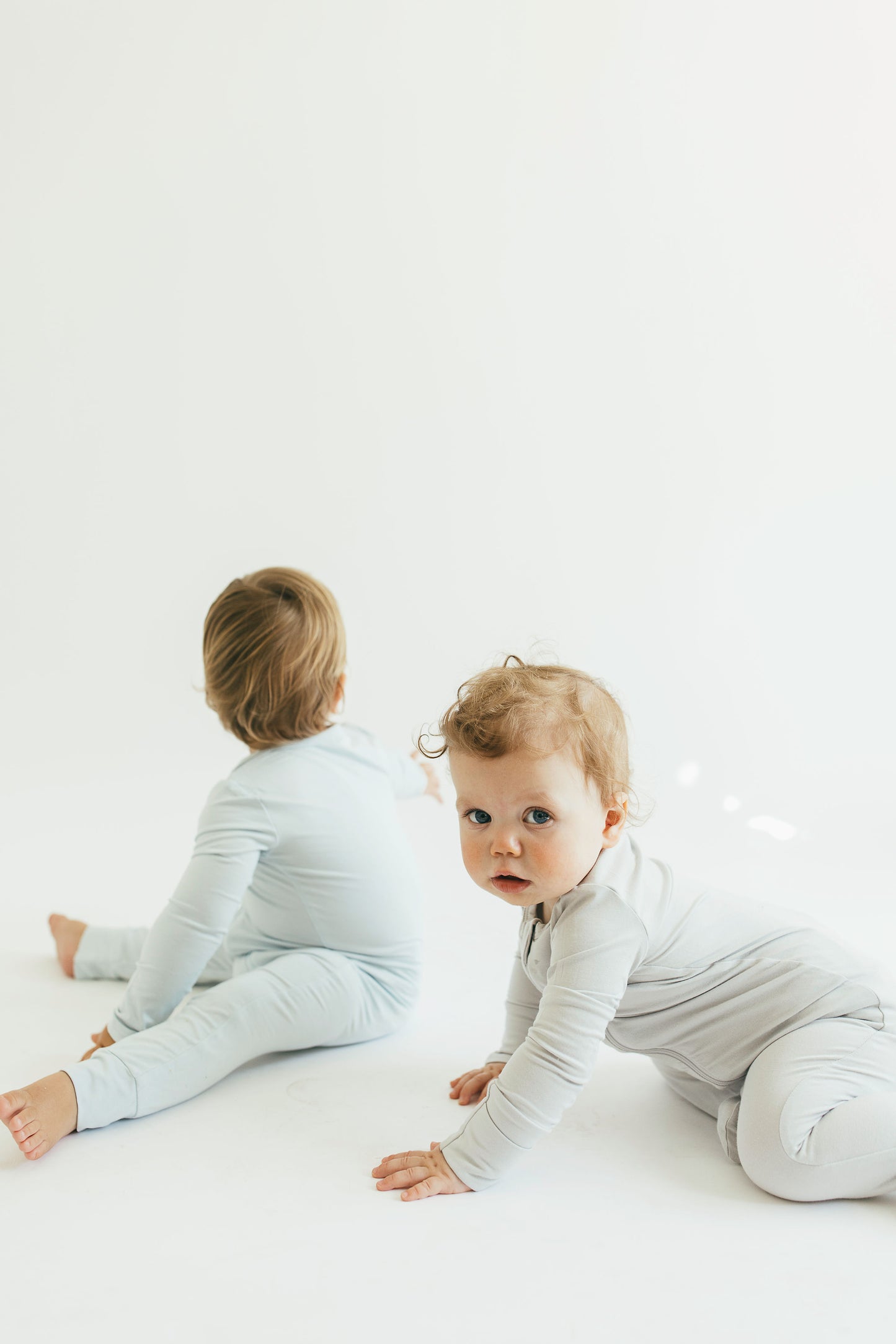 Powder Blue + Slate Onesie