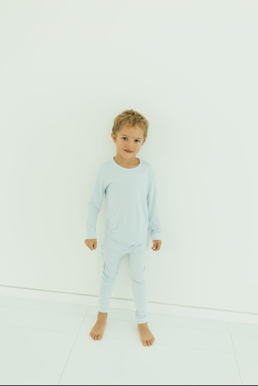 Powder Blue + Slate Sleep Sets