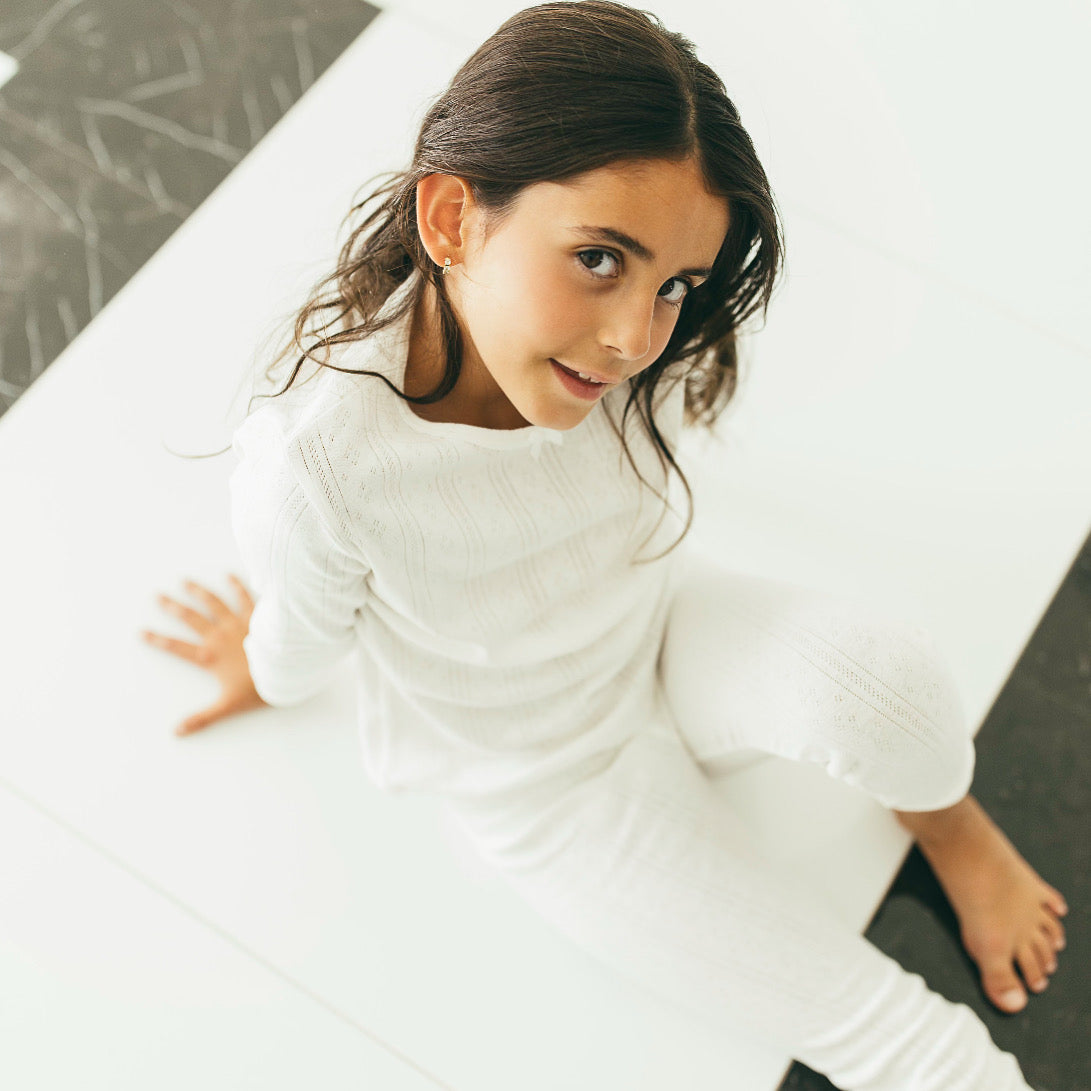Cotton Pointelle Sleep Sets